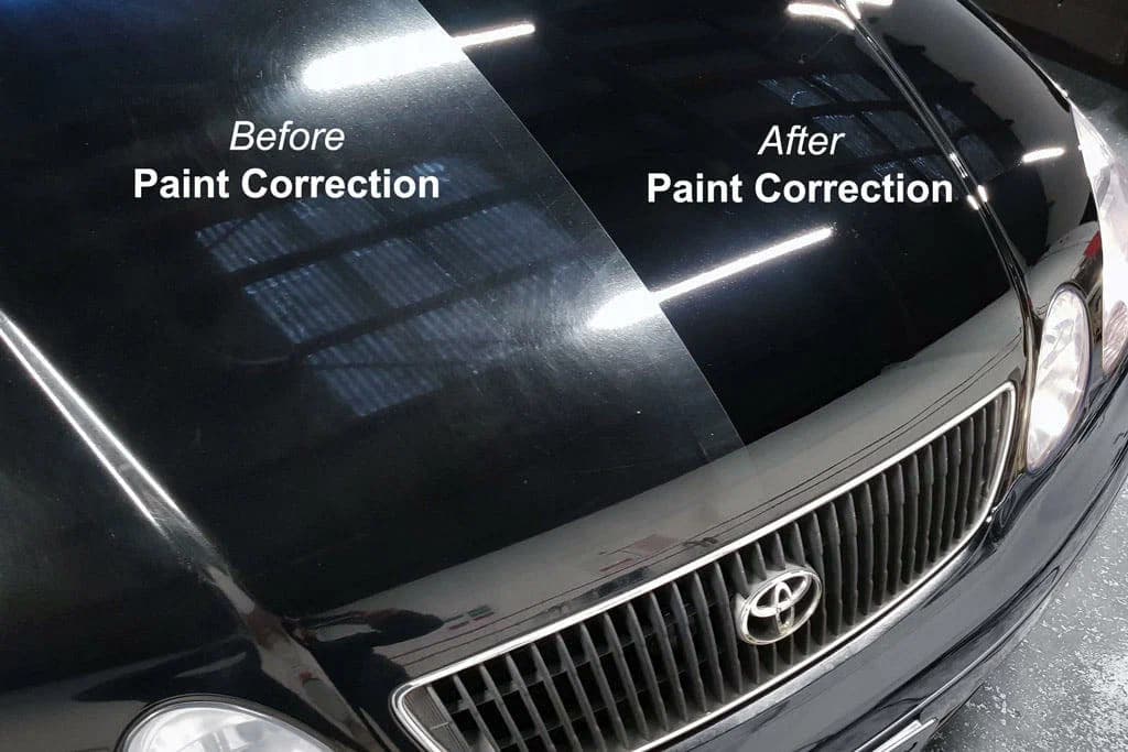 Paint correction result