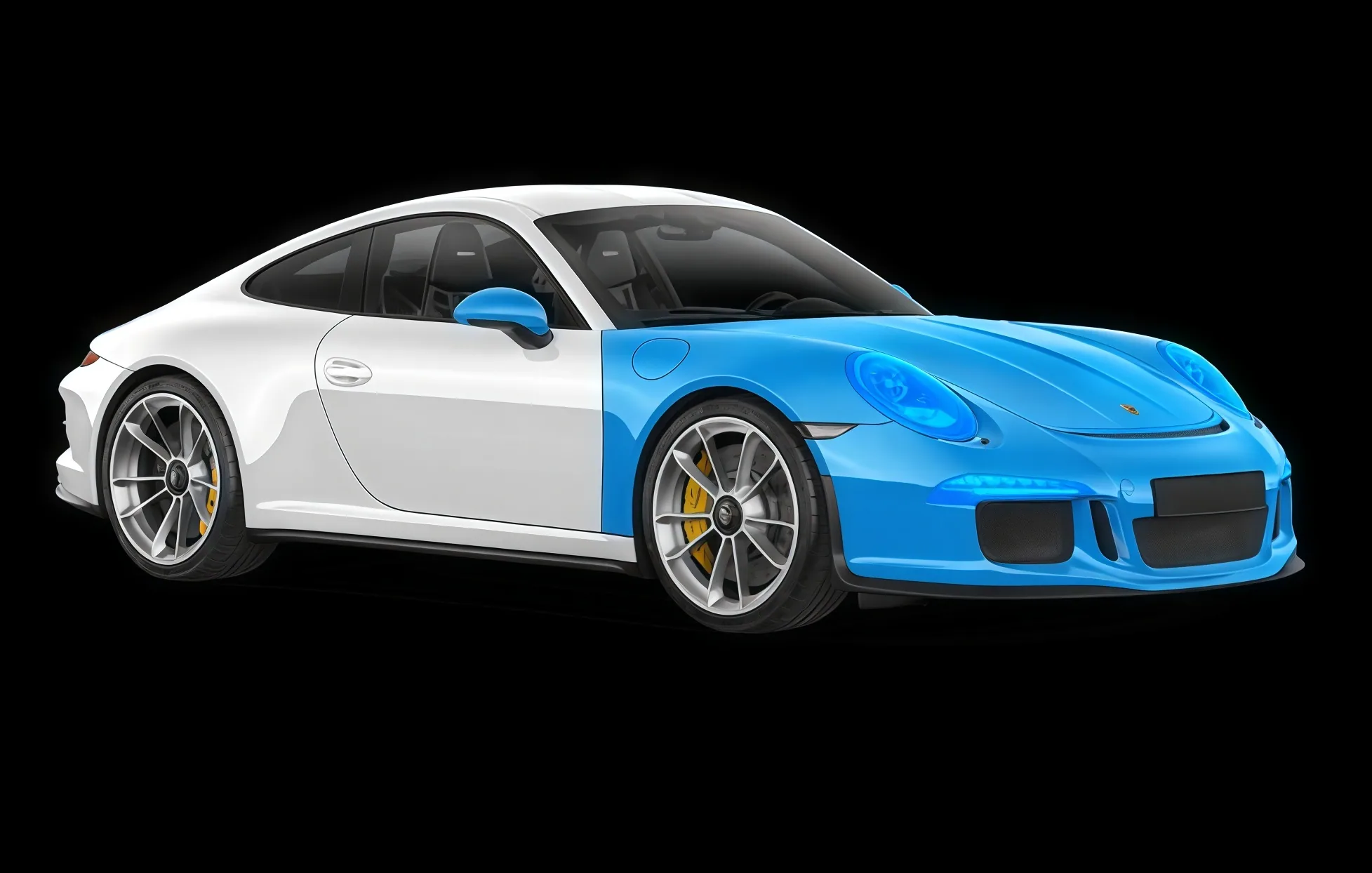 Full front paint protection film package diagram