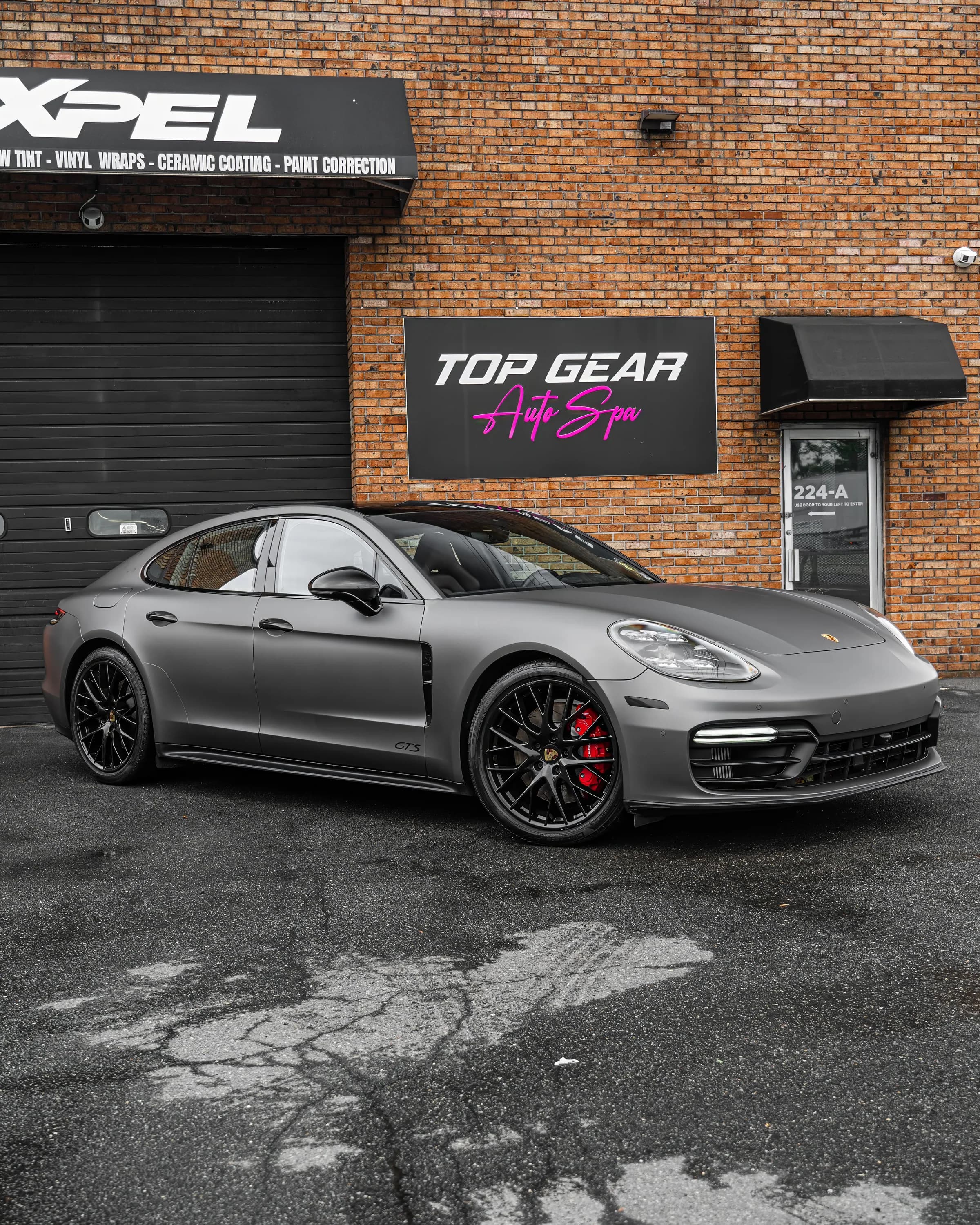 Vinyl wrap accent panel