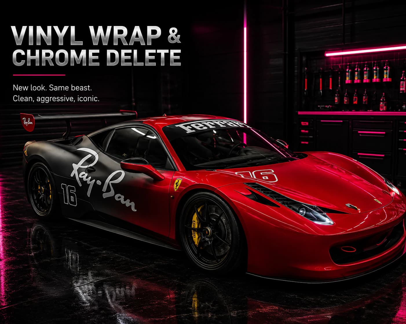 Vinyl Wrap & Chrome Delete